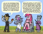 anthro bdsm bondage bound female female/female forced genitals group gun male public public_nudity pussy ranged_weapon shotgun text weapon toonbat friendship_is_magic hasbro my_little_pony cloudy_quartz_(mlp) igneous_rock_(mlp) limestone_pie_(mlp) pinkie_pie_(mlp) equid equine horse mammal pony 5:4 english_text incest_(lore)