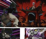 anthro domain_expansion duo male marsminer jujutsu_kaisen nintendo pokemon blink_(oc) generation_8_pokemon hisuian_form hisuian_zoroark mammal pokemon_(species) procyonid raccoon regional_form_(pokemon) 2023 comic hi_res redraw tagme