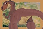 anus butt female feral genitals looking_at_viewer looking_back nature nature_background presenting presenting_anus presenting_hindquarters presenting_pussy pussy solo tail mcfan blue_sky_studios ice_age_(series) momma_(ice_age) dinosaur prehistoric_species reptile scalie theropod tyrannosaurid tyrannosauroid tyrannosaurus tyrannosaurus_rex 2019 digital_media_(artwork) hi_res