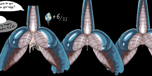 anthro anthro_penetrated anus blue_body bodily_fluids bubble_butt butt cum cum_in_vagina cum_inside dialogue egg ellipsis female genital_fluids genitals leaking_cum leaking_precum multiple_angles orgasm penetration precum sex solo speech_bubble tail tan_body text vulva fifity kobold scalie absurd_res digital_drawing_(artwork) digital_media_(artwork) english_text hi_res shaded story story_in_description