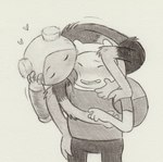 blush clothing duo face_lick licking male male/male not_furry plant selfcest shirt smile square_crossover tongue tongue_out toony topwear lynxfurr adventure_time cartoon_network fern_(adventure_time) finn_the_human elemental_creature elemental_humanoid flora_fauna human humanoid mammal plant_humanoid graphite_(artwork) hi_res traditional_media_(artwork)