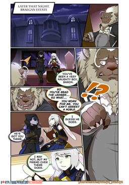 5_fingers anthro book chair curled_tail dialogue fingers furniture inside male overweight overweight_anthro overweight_male patreon_logo patreon_username sitting table tail text window sollyz patreon canid canine canis felid lagomorph leporid lion mammal pantherine rabbit wolf 2021 comic english_text url