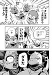 al'piano_(icma) angry avian bodily_fluids canid comic dialogue dragonite fangs fennekin feral generation_1_pokemon generation_4_pokemon generation_6_pokemon group guildmaster_(icma) japanese_text lir_(icma) makotoo male mammal monochrome nintendo pikachu piplup pmd:_icma pokemon pokemon_(species) pokemon_mystery_dungeon right_to_left scar scarf sharp_teeth spike_chunsoft stra_(icma) tears teeth text translation_check translation_request