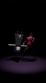 anthro clothed clothing dancing duo hair male multiple_poses pose silly simple_background mrhasbeen jojo's_bizarre_adventure team_fortress_2 valve scout_(team_fortress_2) human mammal animated hi_res sound webm