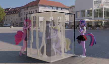 ahegao anthro balls big_balls big_penis bodily_fluids clothed clothing cum cum_everywhere cum_flooding cum_on_feet cum_on_glass ejaculation excessive_cum excessive_genital_fluids exhibitionism feet genital_fluids genitals group gynomorph gynomorph/gynomorph huge_balls huge_penis hyper hyper_balls hyper_cum hyper_genitalia hyper_penis intersex intersex/intersex kissing looking_pleasured messy outside penis penis_size_difference penis_under_skirt plantigrade public small_space_filling frickitclaw friendship_is_magic hasbro my_little_pony derpy_hooves_(mlp) dinky_hooves_(mlp) pinkie_pie_(mlp) twilight_sparkle_(mlp) 3d_(artwork) absurd_res digital_media_(artwork) hi_res daughter_(lore) incest_(lore) mother_(lore) mother_and_child_(lore) mother_and_daughter_(lore) parent_(lore) parent_and_child_(lore) parent_and_daughter_(lore)