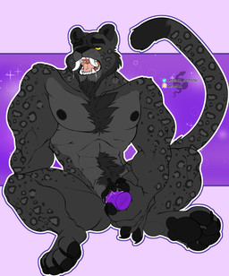 andromorph anthro beard big_clitoris big_muscles black_body black_fur black_hair black_nose black_pawpads bodily_fluids body_hair brown_eyes chest_hair claws clitoris dildo dildo_insertion drooling eye_roll eyebrows facial_hair fangs feet fur genital_fluids genitals hair huge_muscles intersex long_fangs looking_pleasured markings masturbation melanistic muscular muscular_andromorph muscular_anthro muscular_intersex nipples nude open_mouth pawpads paws pecs penetration pubes saliva sex_toy sex_toy_insertion sharp_teeth sitting solo spots spotted_markings spread_legs spreading teeth thick_eyebrows vaginal vaginal_fluids vaginal_penetration vulva yellow_sclera morgan_gorgon tom_(morgan) felid leopard mammal pantherine 2021 digital_media_(artwork) hi_res trans_(lore) trans_man_(lore)