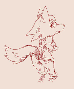 anthro big_butt biped bottomwear breasts butt chibi clothed clothing clothing_lift cute_fangs eyelashes fangs female female_anthro looking_at_viewer looking_back looking_back_at_viewer monotone_background open_mouth panties pointy_ears prick_ears side_boob simple_background skirt skirt_lift smile solo standing tail teeth underwear wedgie actionbastardvirginblstr animal_crossing nintendo whitney_(animal_crossing) canid canine canis mammal wolf cross-hatching digital_media_(artwork) full-length_portrait hatching_(art) monochrome portrait shaded sketch