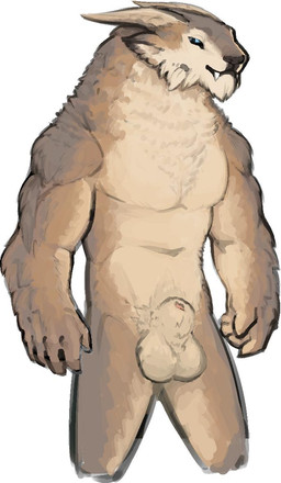 animal_genitalia anthro balls genitals horn male muscular muscular_anthro muscular_male nude penis sheath simple_background solo white_background jam_(artist) felid feline felis mammal tetton aliasing binary_drawing compression_artifacts digital_drawing_(artwork) digital_media_(artwork)