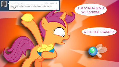 angry comic equine female feral friendship_is_magic horn horse jananimations lemons mammal my_little_pony parasprite_(mlp) pony scootaloo_(mlp) smile tumblr unicorn young
Rating: Safe
Score: 8
User: darknessRising
Date: January 16, 2014 angry comic equine female feral friendship_is_magic horn horse jananimations lemons mammal my_little_pony parasprite_(mlp) pony scootaloo_(mlp) smile tumblr unicorn young
Rating: Safe
Score: 8
User: darknessRising
Date: January 16, 2014