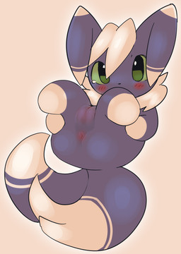 2_tails anthro anus biped black_nose blue_body blue_fur blue_tail blush blush_lines bodily_fluids body_blush crossgender dipstick_ears dipstick_tail ear_markings featureless_feet featureless_hands feet female female_anthro floppy_ears folded_ears fur genitals glistening glistening_eyes gloves_(marking) green_eyes green_sclera hands_on_legs hands_on_own_legs leg_markings lying markings mismatched_sexual_dimorphism multi_tail multicolored_body multicolored_ears multicolored_fur multicolored_tail neck_tuft nude nude_anthro nude_female on_back orange_background pink_anus simple_background small_nose socks_(marking) solo tail tail_markings tears tuft two_tone_body two_tone_fur vulva vulva_blush white_body white_ear_tips white_fur white_tail white_tail_tip pu_sukebe nintendo pokemon felid feline generation_6_pokemon mammal meowstic meowstic_(male) pokemon_(species) 2022 digital_drawing_(artwork) digital_media_(artwork) hi_res