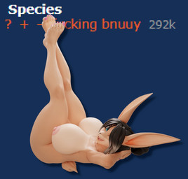 5_toes anthro areola big_breasts black_hair breasts censored_text colored_nails convenient_censorship countershade_face countershade_torso countershading e621_tags feet female fur hair happy huge_breasts legs_up looking_at_viewer lying nails nipples nude nude_anthro nude_female on_back one_eye_closed pink_areola pink_nails pink_nipples pink_toenails pose rabbit_ears scut_tail shitpost short_tail simple_background smile solo tail tan_body tan_countershading tan_fur teal_eyes text thick_thighs toenails toes wide_hips wink winking_at_viewer jigrasmut e621 iliya_(jigrasmut) lagomorph leporid mammal rabbit 3d_(artwork) digital_media_(artwork) english_text hi_res meme