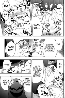 abdominal_bulge balls blush comic cum cum_in_ass cum_inflation cum_inside demon dialogue dickpenis drooling english_text excessive_cum harusuke haruto hi_res inflation licking male male/male manga markings moan monochrome monster open_mouth outcrosser penetration penis saliva sex slightly_chubby tears text tongue tongue_out

Rating: Explicit
Score: 15
User: AbsebaroKoon
Date: April 10, 2012