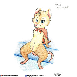 3_toes bent_legs claws crotch_lines feet female feral genitals looking_at_viewer open_mouth open_smile patreon_logo patreon_username presenting presenting_vulva shy smile smiling_at_viewer solo spread_legs spreading text toes vulva yordraw don_bluth patreon the_secret_of_nimh mrs._brisby mammal mouse murid murine rodent 1:1 hi_res traditional_media_(artwork) url