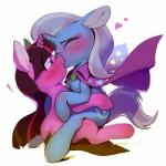! <3 absurd_res aruurara blue_fur blush cape cutie_mark equine eyes_closed female feral friendship_is_magic fur hair hi_res horn horse kissing lesbian mammal my_little_pony plain_background pony purple_eyes purple_fur purple_hair stars tails trixie_(mlp) twilight_sparkle_(mlp) two_tone_hair unicorn white_background white_hair
Rating: Safe
Score: 10
User: DragonRanger
Date: January 18, 2014