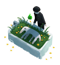 ambiguous_gender asian_clothing bathtub biped black_bottomwear black_clothing black_hair black_jacket black_pants black_topwear bodily_fluids bottomwear bowl_cut button_(fastener) clothed clothed_human clothed_male clothing curious east_asian_clothing feral floating flower gakuran glistening glistening_eyes grass green_grass group hair in_bathtub jacket japanese_clothing japanese_school_uniform leg_markings light_body light_skin male male_human markings pants pink_markings pink_nose plant red_cheeks school_uniform shadow simple_background socks_(marking) standing tail tears text topwear trio uniform white_background white_body white_text yellow_flower salmonpiffy mob_psycho_100 one_(manga) the_backrooms zooliminology_project dimple_(mob_psycho_100) shigeo_kageyama golbo_(zooliminology) human mammal spirit 2025 artist_name crossover digital_media_(artwork) english_description hi_res