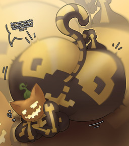 anthro big_breasts big_butt bone breasts butt dialogue female food for_a_head hand_under_chin heart_symbol huge_breasts huge_butt huge_hips hyper hyper_butt looking_at_viewer lying motion_blur motion_lines on_front skeleton smile solo speech_bubble tail talking_to_viewer text wide_hips crowundeadcat epic_games fortnite spice_(fortnite) domestic_cat felid feline felis food_creature mammal object_head 2025 absurd_res digital_media_(artwork) english_text hi_res