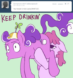 clothing cunnilingus cutie_mark drunk duo female female/female feral fur hair hat headgear headwear intraspecies oral pink_body pink_fur pink_hair propeller_hat quadruped sex substance_intoxication tail text vaginal conditional_dnp skoon friendship_is_magic hasbro my_little_pony berry_punch_(mlp) screwball_(mlp) earth_pony equid equine horse mammal pony digital_media_(artwork) english_text