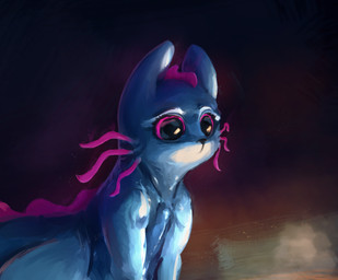 black_nose feral frill_(anatomy) gills glistening glistening_eyes purple_eyes solo apelairplane rain_world videocult rivulet_(rain_world) amphibian axolotl marine mole_salamander salamander slugcat 2025 colored digital_drawing_(artwork) digital_media_(artwork) shaded female_(lore)