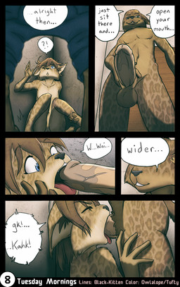 adolescent adolescent_on_adolescent anthro balls brown_balls closet deep_throat detailed_background dialogue duo ear_tuft feet fellatio female forced forced_oral genitals glans hand_on_head humanoid_genitalia humanoid_penis interior_background interrupted_speech intraspecies low-angle_view male male/female nude nude_anthro nude_female nude_male oral oral_penetration pawpads paws penetration penile penis pink_vulva presenting questionable_consent red_tongue sex sibling_incest soles tan_glans tan_penis text toes tongue tongue_out tongue_out_fellatio tuft vulva young young_anthro young_female young_male young_on_young black-kitten conditional_dnp owlalope tuftbox sebastien_(black-kitten) serah_(black-kitten) felid feline lynx mammal artist_collaboration comic english_text hi_res adult_(lore) brother_(lore) brother_and_sister_(lore) incest_(lore) sibling_(lore) sister_(lore)