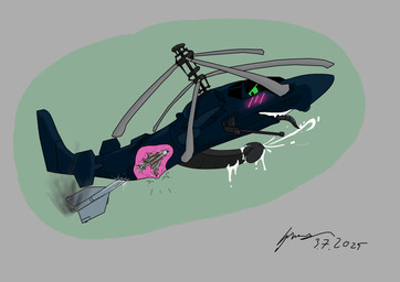 aircraft anal anal_penetration anthro big_penis blush ejaculation erection genitals green_eyes helicopter huge_penis internal machine male missile penetration penis solo tongue tongue_out vehicle svaromil ka-50_black_shark kamov dire_aircraft dire_machine dire_vehicle living_aircraft living_helicopter living_machine living_vehicle 2025 absurd_res hi_res signature