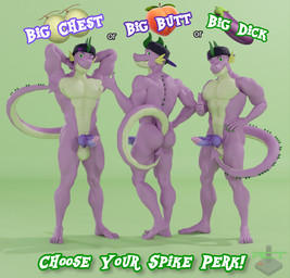 5_toes animal_genitalia anthro balls big_butt butt claws clothing erection feet genitals gesture glans green_balls group hand_gesture hands_behind_head hat headgear headwear humanoid_feet knot male muscular muscular_male nude nude_anthro nude_male pecs penis pink_glans plantigrade pointing pointing_at_penis pointing_at_self purple_penis simple_background smile tail text thumbs_up toes trio ray_cyber_tech_(artist) friendship_is_magic hasbro my_little_pony mythology spike_(mlp) dragon mythological_creature mythological_scalie scalie 3d_(artwork) digital_media_(artwork) hi_res