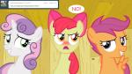 16:9 accessory apple_bloom_(mlp) blush bow_(feature) bow_accessory bow_ribbon comic cutie_mark_crusaders_(mlp) earth_pony equid equine feathered_wings feathers female feral friendship_is_magic group hair_accessory hair_bow hair_ribbon hasbro horn horse jananimations mammal my_little_pony mythological_creature mythological_equine mythology orange_body orange_feathers pegasus pony ribbons scootaloo_(mlp) smile sweetie_belle_(mlp) tumblr unicorn widescreen wings young