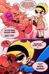 black_eye_(injury) bruised female male speech_bubble text sunibee cartoon_network the_amazing_world_of_gumball the_grim_adventures_of_billy_and_mandy mandy_(tgaobam) nicole_watterson richard_watterson felid human lagomorph leporid mammal rabbit english_text