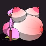 air_pump anthro beak belly belly_blush belly_expansion belly_inflation big_belly big_breasts big_butt black_hose blue_eyes blush blushing_profusely body_blush breast_expansion breasts butt butt_expansion close_to_bursting expansion feathers female heart_eyes heart_symbol hose hose_in_pussy hose_inflation huge_belly huge_breasts huge_butt hyper hyper_belly hyper_breasts hyper_butt inflation inflation_fetish navel nipples non-mammal_breasts non-mammal_nipples outie_navel pink_body pink_feathers puffy_nipples solo stretch_marks white_belly yellow_beak cookie-pone starbound avian avian_(starbound) bird 1:1 2021 absurd_res cel_shading digital_media_(artwork) hi_res shaded