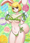 areola blonde_hair female fur hair solo white_body white_fur redjet00 one_piece carrot_(one_piece) animal_humanoid humanoid lagomorph leporid mammal rabbit