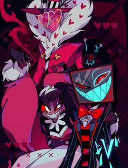 Rating: s
ID: 2385458
Date: 2020-08-26 02:50:06 -0400
Status: active
Score: 24
<3 black_clothing blue_teeth clothing cup_hat demon detailed_background evil_grin eyewear female gasugama glasses group hat hazbin_hotel headgear headwear heart_glasses hi_res humanoid male red_clothing red_eyes red_sclera sharp_teeth smile teeth valentino_(vivzmind) velvet_(vivzmind) vox_(vivzmind) <3 black_clothing blue_teeth clothing cup_hat demon detailed_background evil_grin eyewear female gasugama glasses group hat hazbin_hotel headgear headwear heart_glasses hi_res humanoid male red_clothing red_eyes red_sclera sharp_teeth smile teeth valentino_(vivzmind) velvet_(vivzmind) vox_(vivzmind)