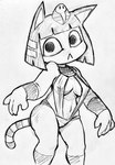 anthro bikini breasts cleavage clothed clothing egyptian egyptian_clothing female headdress inner_boob medium_breasts nipple_outline one-piece_swimsuit skimpy sling_bikini solo swimwear two-piece_swimsuit usekh wide_eyed itimu animal_crossing nintendo ankha_(animal_crossing) domestic_cat felid feline felis mammal 2021 graphite_(artwork) hi_res monochrome traditional_media_(artwork)