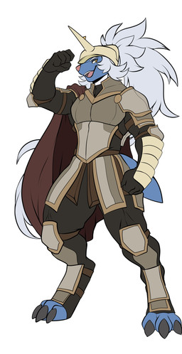 anthro anthrofied armor blue_body blue_fur fur hair male shell_helmet solo white_hair yellow_eyes tattoorexy nintendo pokemon rodrigo_(crybaby) generation_5_pokemon mammal mustelid otter pokemon_(species) samurott hi_res tagme
