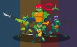 action_pose anthro belt club_(weapon) green_body green_skin group male markings mask melee_weapon nunchaku odachi pose sai_(weapon) shell staff weapon yellow_eyes darkajugin rise_of_the_teenage_mutant_ninja_turtles teenage_mutant_ninja_turtles donatello_(tmnt) leonardo_(tmnt) michelangelo_(tmnt) raphael_(tmnt) alligator_snapping_turtle box_turtle ornate_box_turtle pond_slider red-eared_terrapin reptile scalie snapping_turtle softshell_turtle spiny_softshell_turtle terrapin turtle hi_res