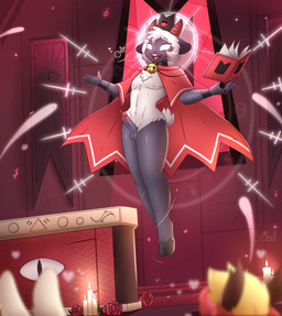 anthro athletic athletic_anthro bell bell_collar blonde_hair book candlelight cloak clothing collar detailed_background erection flower fluffy fluffy_tail fur gender_symbol genitals glowing glowing_eyes grey_body grey_penis group hair hooves horn levitating levitation light magic male male_symbol offscreen_character penis plant rose_(flower) small_tail symbol tail telekinesis temple trio white_body white_eyes white_fur white_wool wool_(fur) wraps sulldfox cult_of_the_lamb massive_monster_(studio) mythology barebone lamb_(cult_of_the_lamb) red_crown_(cult_of_the_lamb) bovid caprine dragon felid hybrid mammal mythological_creature mythological_scalie pantherine scalie sheep tiger absurd_res hi_res