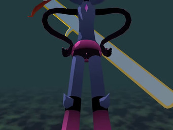 :3 anthro anthro_on_feral armor bestiality black_body bottomless claws clothed clothing duo erection fangs female female_penetrated feral fluffy genitals hair headgear heavy_object helmet holding_object male male/female male_penetrating male_penetrating_female melee_weapon open_mouth penetration penile penile_penetration penis pink_body pink_eyes pink_hair sex size_difference sword teeth vaginal vulva weapon pinkmoth instant_loss_2koma magpie_(pinkmoth) pinkmoth_(pinkmoth) arthropod domestic_cat felid feline felis insect lepidopteran mammal moth rosy_maple_moth 2026 3d_(artwork) 3d_animation 4:3 animated blender_(artwork) digital_drawing_(artwork) digital_media_(artwork) no_sound short_playtime video