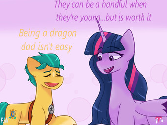 bubble dialogue duo eyelashes eyes_closed female feral hair hooves horn long_eyelashes long_hair male male/female raised_hoof sash text tired_eyes wings featherwing555 friendship_is_magic hasbro mlp_g5 my_little_pony my_little_pony:_a_new_generation mythology hitch_trailblazer_(mlp) twilight_sparkle_(mlp) earth_pony equid equine horse mammal mythological_creature mythological_equine pony winged_unicorn 4:3 english_text hi_res