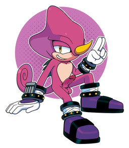 anthro balls clothing erection footwear genitals gloves handwear horn humanoid_genitalia humanoid_penis male penis shoes smile solo teeth silentmist sega sonic_the_hedgehog_(series) espio_the_chameleon chameleon lizard reptile scalie 2020 digital_drawing_(artwork) digital_media_(artwork) hi_res