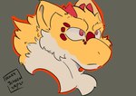 anthro fur male solo honeyjolteon_22 mythology crocodile crocodilian dragon furred_dragon furred_scalie hybrid mythological_creature mythological_scalie reptile scalie absurd_res hi_res