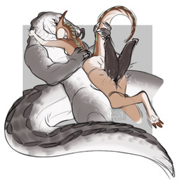 2_penises anthro arms_around_neck big_butt big_penis big_tail biped bodily_fluids breast_squish breasts butt digitigrade dominant dominant_male duo erection excessive_vaginal_fluids facial_scar female genital_fluids genitals heart_(marking) huge_penis larger_anthro larger_male long_neck long_tongue male male/female markings multi_genitalia multi_penis non-mammal_breasts penis scar sex size_difference small_breasts smaller_anthro smaller_female squish tail tail_grab thick_neck thick_tail thigh_sex thrusting tongue torso_grab vaginal_fluids wide_hips sweetburn amaretto_(sweetburn) king_(sweetburn) alligatorid crocodilian deinosuchus dinosaur hadrosaurid ornithischian ornithopod parasaurolophus prehistoric_species reptile scalie 2025 hi_res