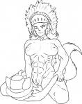 abs anthro anthro_on_anthro anthro_penetrated anthro_penetrating anthro_penetrating_anthro areola bodily_fluids breasts breasts_apart cheek_tuft collarbone cowgirl_position duo erect_nipples eyebrows faceless_character faceless_male facial_tuft feathered_headdress female female_on_top female_penetrated fluffy fluffy_tail from_front_position fur fur_tuft genitals hair headdress leg_grab long_hair looking_at_another looking_at_partner looking_down looking_up lying male male/female male_on_bottom male_penetrating male_penetrating_female muscular muscular_anthro muscular_female muscular_thighs native_american native_american_clothing nipples nude on_back on_bottom on_top penetration penile penile_penetration penis_in_pussy pubes pussy ribs sex smile smirk straddling sweat sweatdrop tail thigh_grab tuft v-cut vaginal vaginal_penetration warbonnet wrist_grab redout hanna-barbera swat_kats felina_feral domestic_cat felid feline felis mammal 2019 black_and_white digital_drawing_(artwork) digital_media_(artwork) line_art monochrome