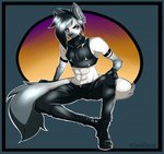 accessory anthro bottomwear clothing eyebrow_piercing facial_piercing footwear leather male nose_piercing pants piercing shoes simple_background solo corkiicorgii asher_veil_(character) domestic_cat felid feline felis mammal siamese 2020