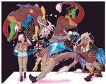 anthro antlers big_breasts bouncing_breasts breast_expansion breasts brown_body brown_fur clothed clothing crossgender expansion feathered_wings feathers female footwear fully_clothed fur gloves growth hair handwear hooves horn human_to_anthro long_neck mtf_crossgender nude red_body red_eyes red_scales scales scaly_tail shoes solo species_transformation tail tail_growth tf_into_fictional_character torn_clothing transformation transformation_sequence white_hair wings creamyowl friendship_is_magic hasbro my_little_pony discord_(mlp) chimera draconequus human hybrid mammal hi_res