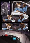 anthro canid canine clothed clothing comic detailed_background digital_media_(artwork) english_text fox furlana hi_res male mammal night open_mouth outside sky smile star starry_sky teeth text tongue