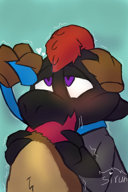 animal_genitalia animal_penis anthro black_body blush bodily_fluids canine_genitalia canine_penis collar duo first_person_view genital_fluids genitals group male male/male penis simple_background sucking trio sirunfurr nintendo pokemon generation_7_pokemon pokemon_(species) salandit 2:3 hi_res shaded simple_shading