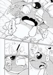 afterglow ambiguous_gender bed blush bodily_fluids censored close-up comic cunnilingus drooling droopy_eyes duo eyes_closed female female/ambiguous feral furniture generation_3_pokemon generation_4_pokemon genital_fluids genitals hi_res high-angle_view japanese_text jirachi legendary_pokemon mesprit monochrome motion_lines nettsuu nintendo open_mouth oral orgasm overstimulation pokemon pokemon_(species) pussy saliva saliva_string sex sweat sweatdrop tears text translated vaginal vaginal_fluids