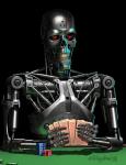 black_background card cybernetics endoskeleton furniture machine metallic_body not_furry outlet playing_card poker poker_chip poker_table red_eyes simple_background solo table loopydave intel terminator_(franchise) android cyborg robot t-800_series_(terminator) terminators_(terminator) 2018 detailed digital_media_(artwork) digital_painting_(artwork) graphite_(artwork) mixed_media traditional_media_(artwork)