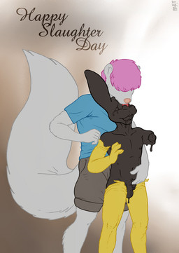 chocolate clothed clothing duo foil hair hard_vore hollow lagomorph male mammal melting mot nude pink_hair rabbit same_size_vore vore
Rating: Questionable
Score: -3
User: Mot
Date: April 08, 2012 chocolate clothed clothing duo foil hair hard_vore hollow lagomorph male mammal melting mot nude pink_hair rabbit same_size_vore vore
Rating: Questionable
Score: -3
User: Mot
Date: April 08, 2012
