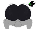 anal anal_penetration anthro anthro_penetrated balls big_butt black_body black_fur bodily_fluids butt duo erection fur genitals green_eyes humanoid_genitalia humanoid_on_anthro humanoid_penetrating humanoid_penetrating_anthro humanoid_penis male male/male male_penetrated male_penetrating male_penetrating_male motion_lines mouth_closed one_eye_closed penetration penile penile_penetration penis rear_view riding sex sweat sweaty_butt samucafujiwara cartoon_network mao_mao:_heroes_of_pure_heart sheriff_mao_mao_mao domestic_cat felid feline felis humanoid mammal 2025 english_description hi_res