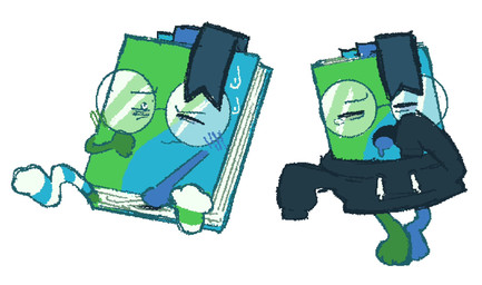 clothing eyewear female footwear genitals glasses hoodie legwear masturbation not_furry pattern_clothing pattern_legwear socks solo striped_clothing striped_legwear stripes topwear vulva clockstops3am conditional_dnp battle_for_dream_island object_shows book_(bfdi) animate_inanimate dire_animate_inanimate living_book colored hi_res
