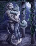 canine clothing duo feline gay karmakat kissing lion male mammal moon outside rukis shirt standing tank_top tattoo topless wolf
Rating: Safe
Score: 14
User: furryanon
Date: December 04, 2013